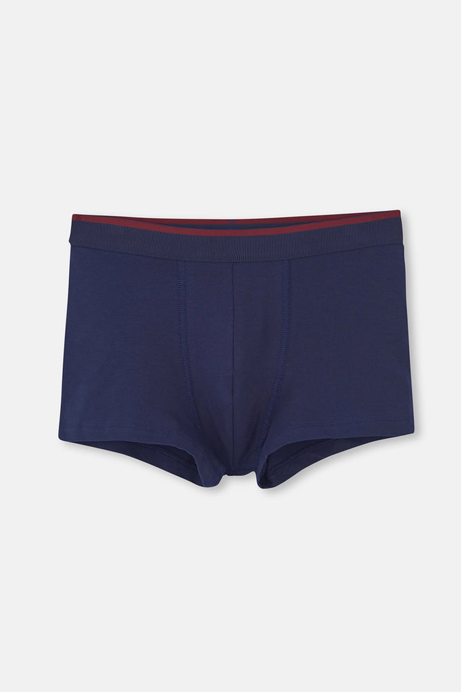 Lacivert Basic Pamuklu Boxer