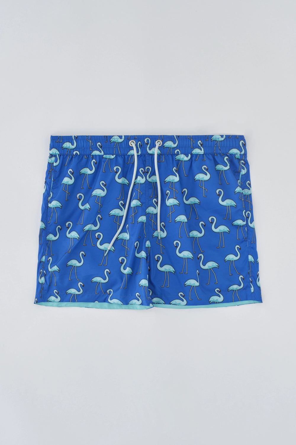 Sax Micro Kısa Flamingo DesenliDeniz Şortu