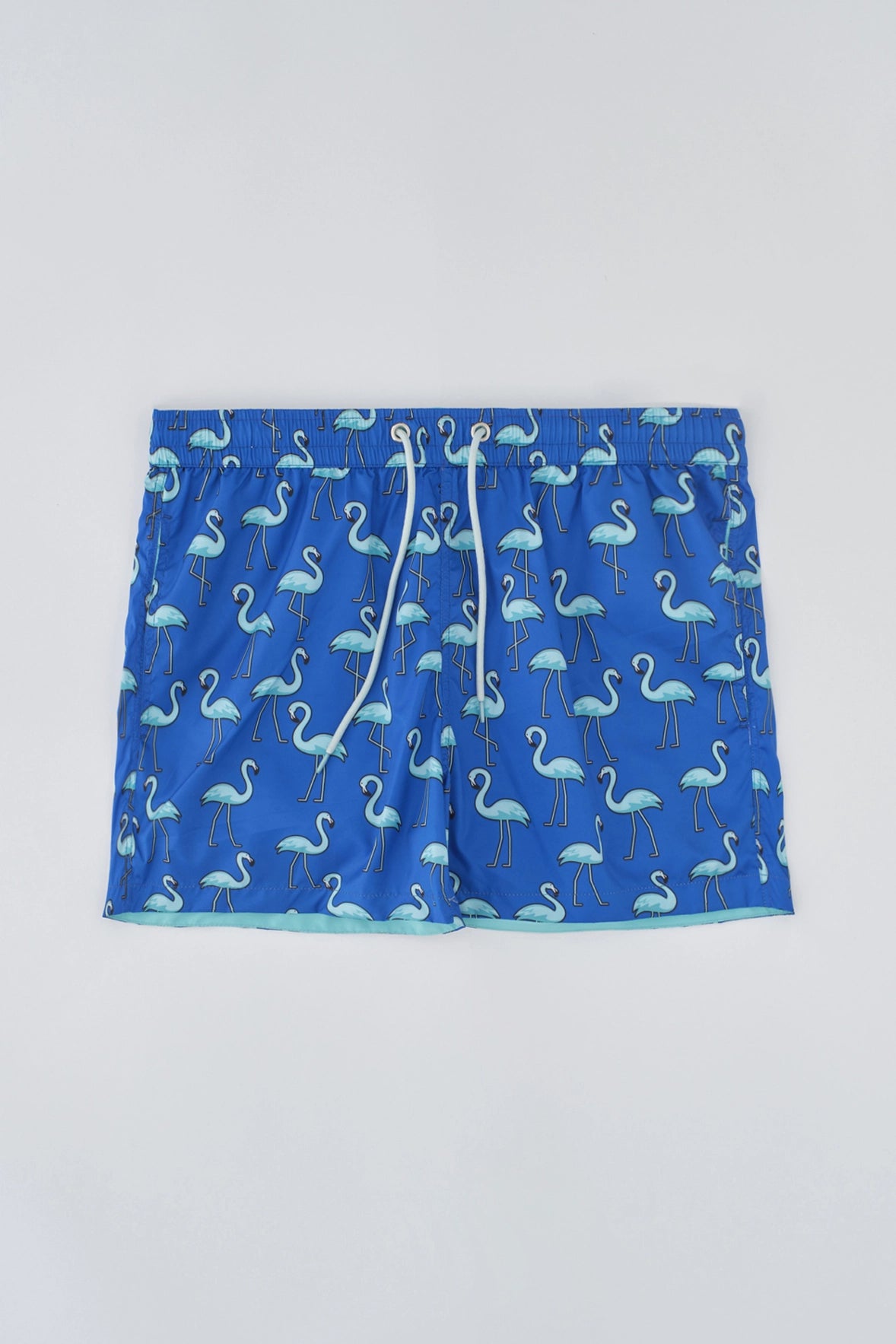Sax Micro Kısa Flamingo DesenliDeniz Şortu