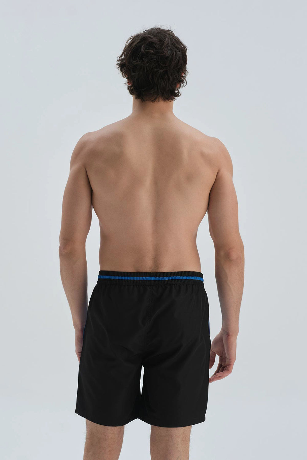 Siyah - Sax Micro Orta Parçalı Şort