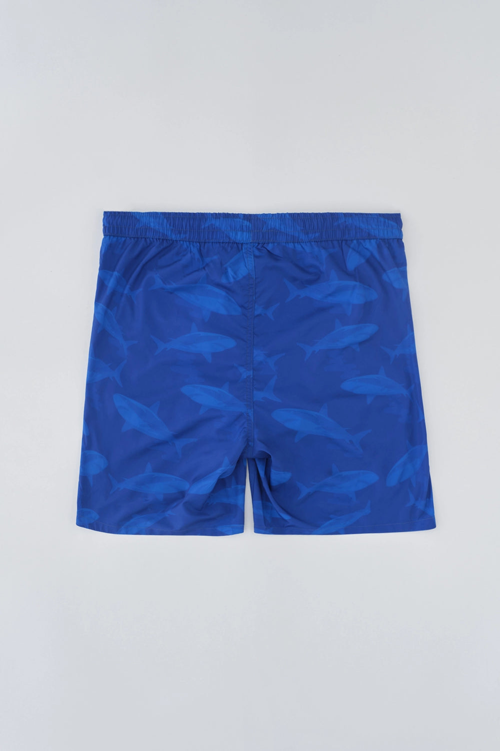 Sax Micro Uzun Balık Desenli Deniz Şortu