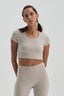 Gri Dagi Active Crop T-Shirt