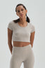 Gri Dagi Active Crop T-Shirt