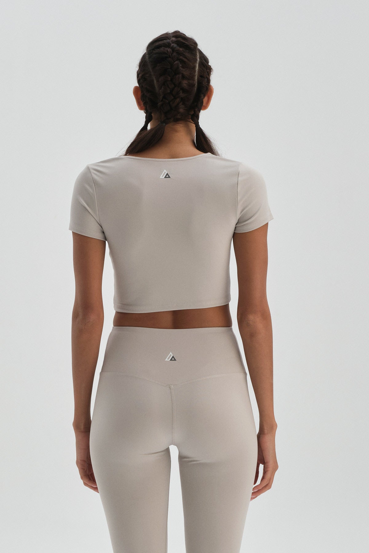 Gri Dagi Active Crop T-Shirt
