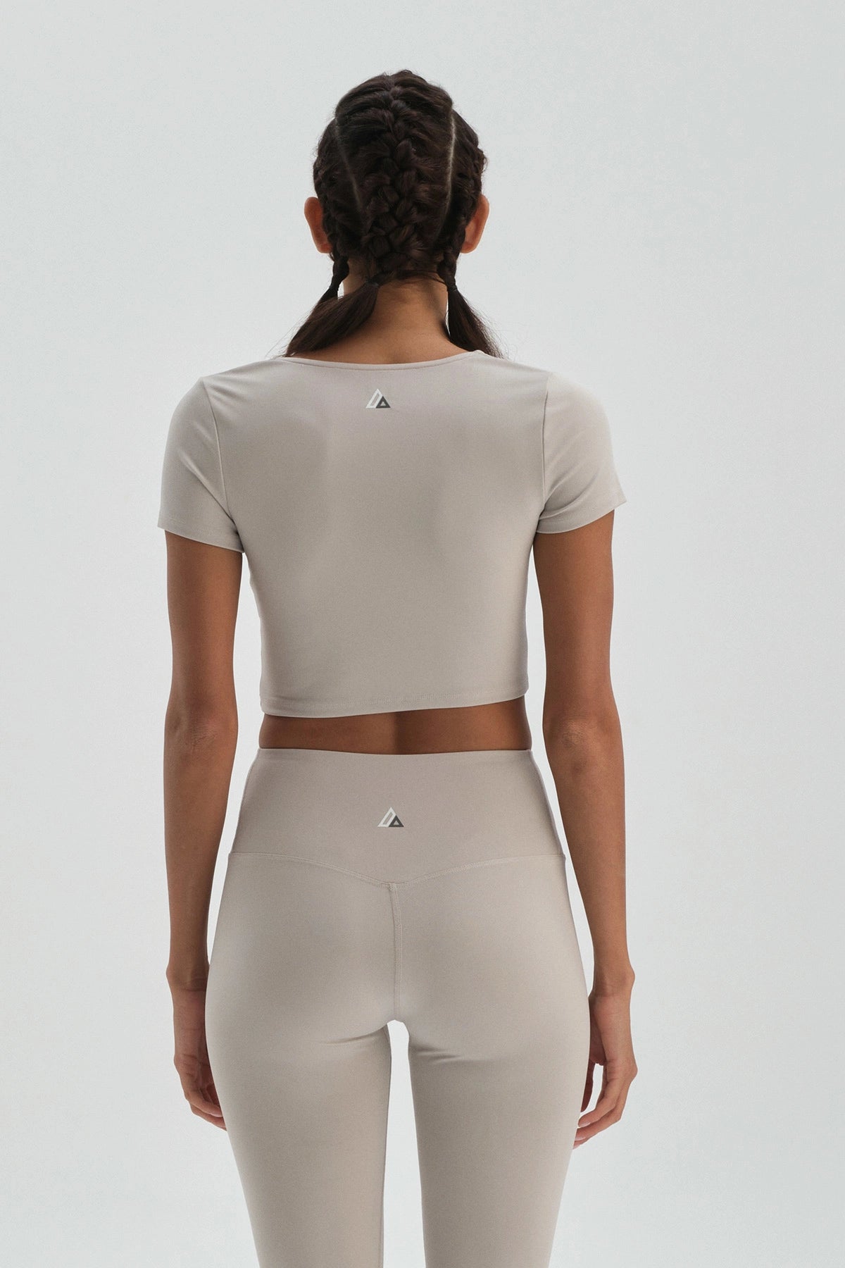 Gri Dagi Active Crop T-Shirt