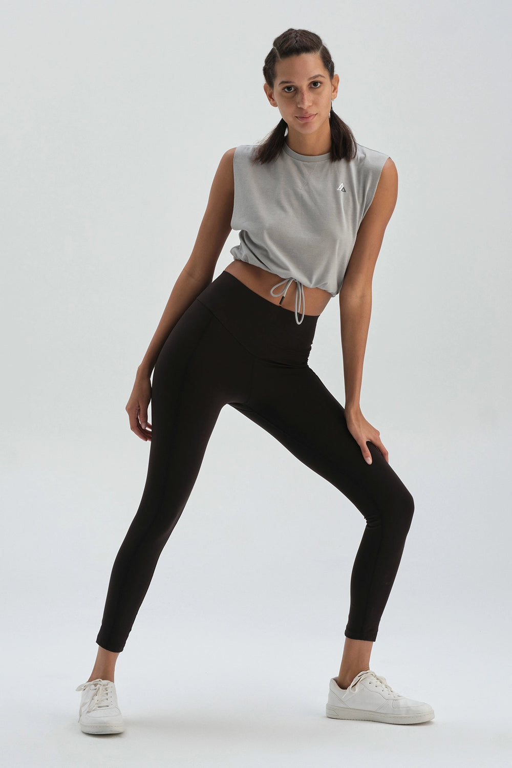 Gri Dagi Active Crop Atlet