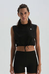 Siyah Dagi Active Crop Atlet