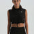 Siyah Dagi Active Crop Atlet