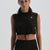 Siyah Dagi Active Crop Atlet