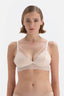 Pınk Nude Balenli Kapsız Büstiyer Sütyen