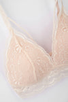 Pınk Nude Balenli Kapsız Büstiyer Sütyen