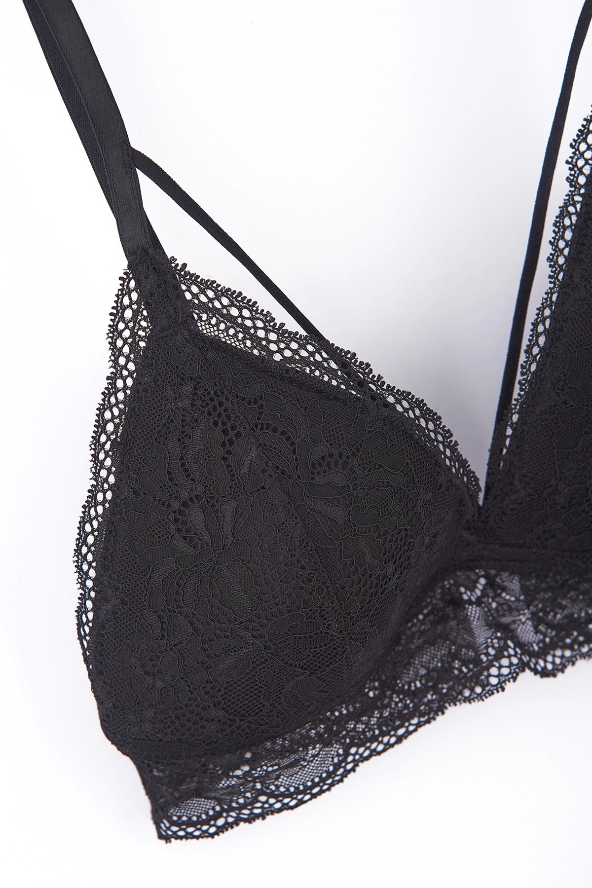 Siyah Balenli Kapsız Büstiyer Sütyen