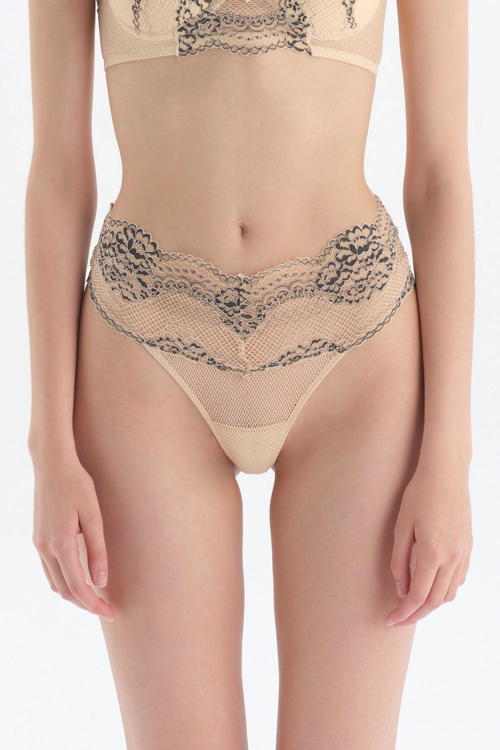 Somon Yüksek Bel Tanga Külot