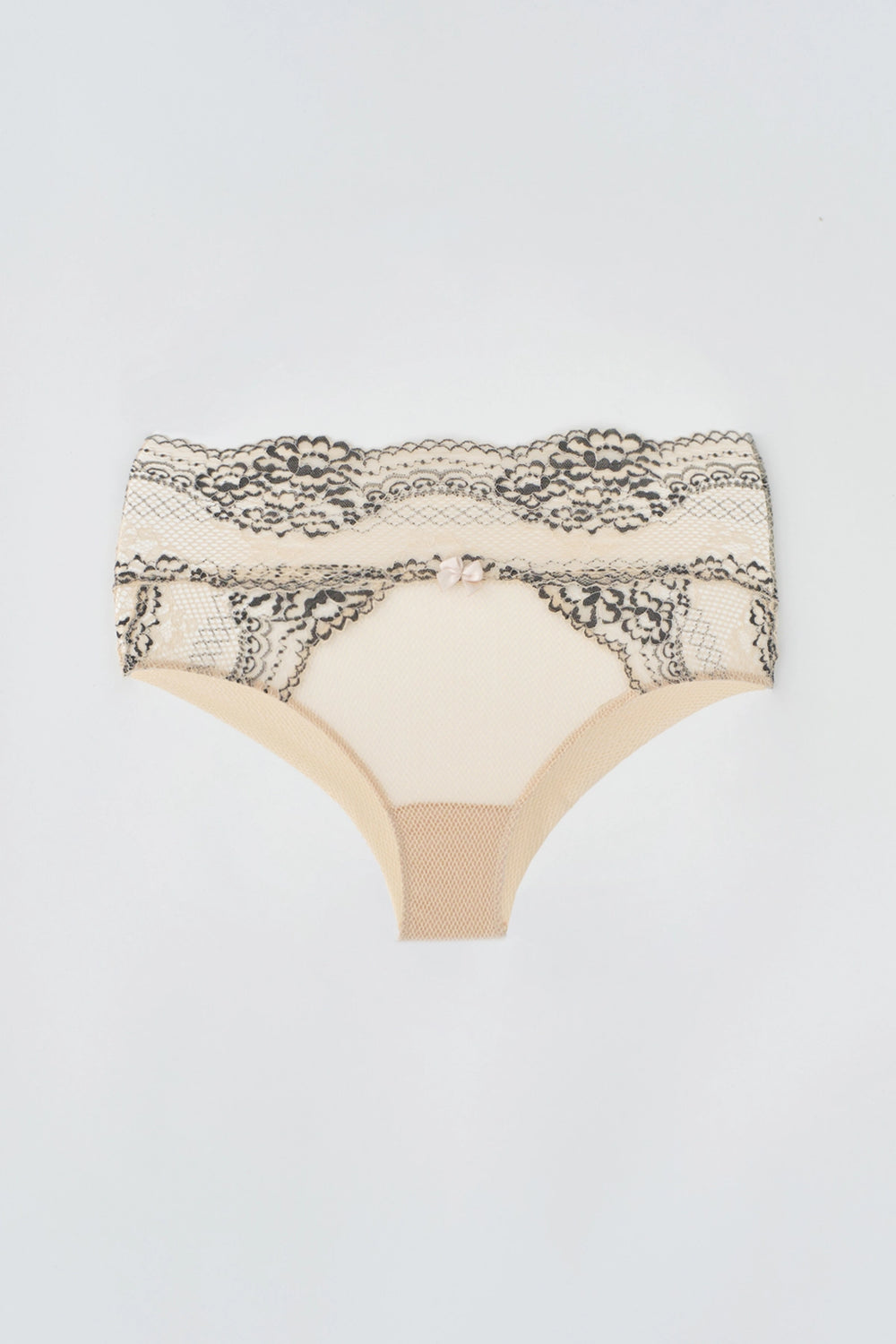 Somon Yüksek Bel Dantelli Slip Külot