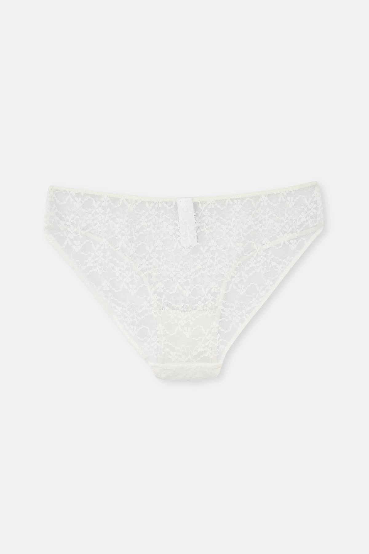 Ekru Dantelli Slip