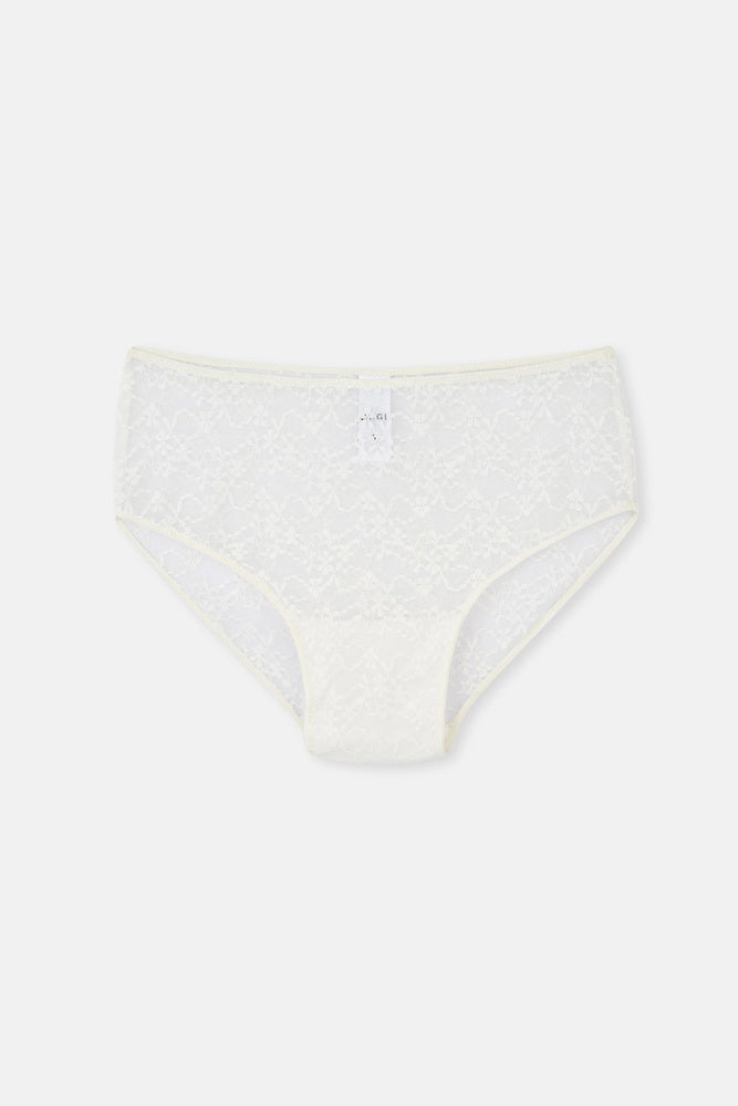 Ekru Yüksek Bel Slip