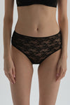 Siyah Yüksek Bel Slip