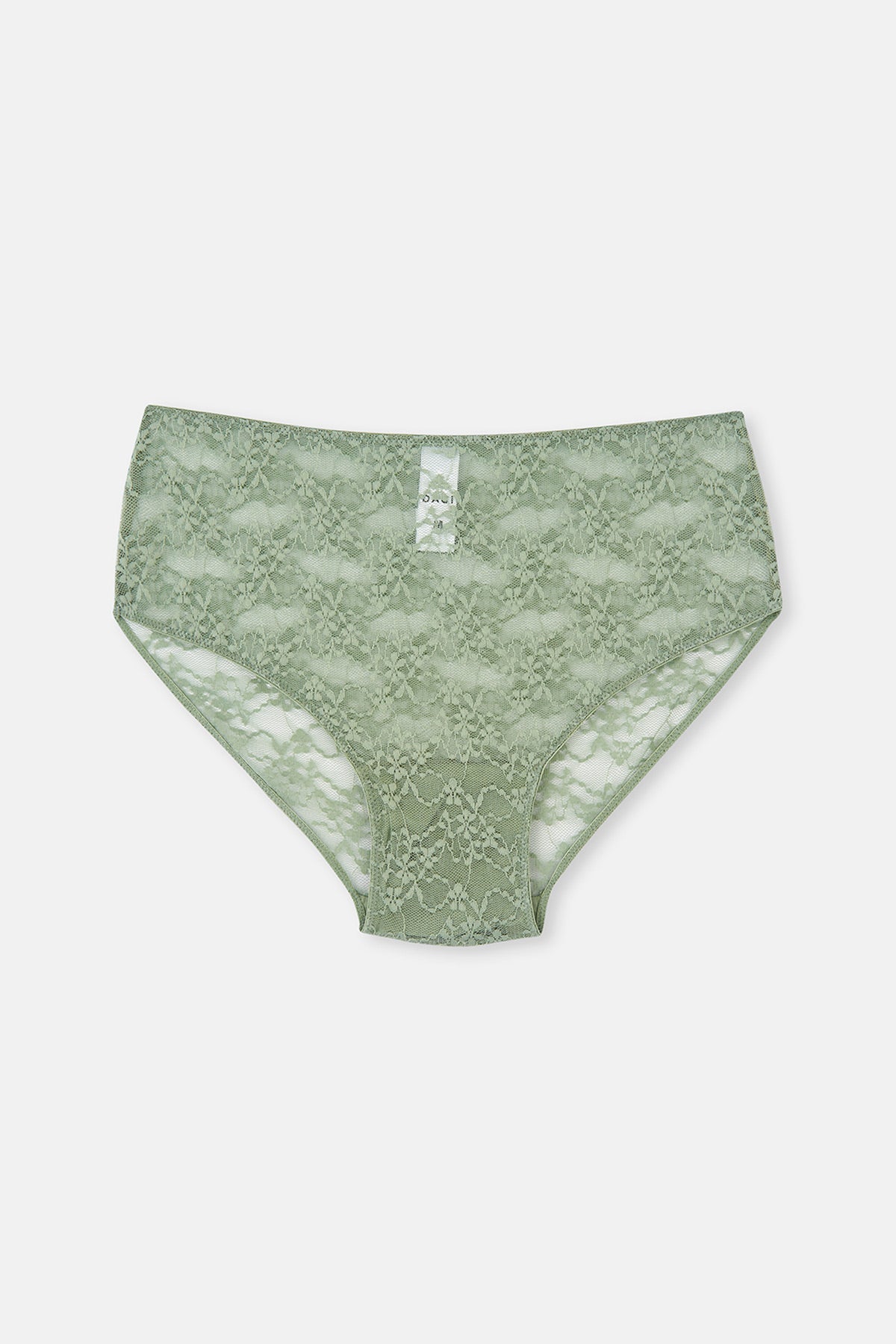 Yeşil Yüksek Bel Slip
