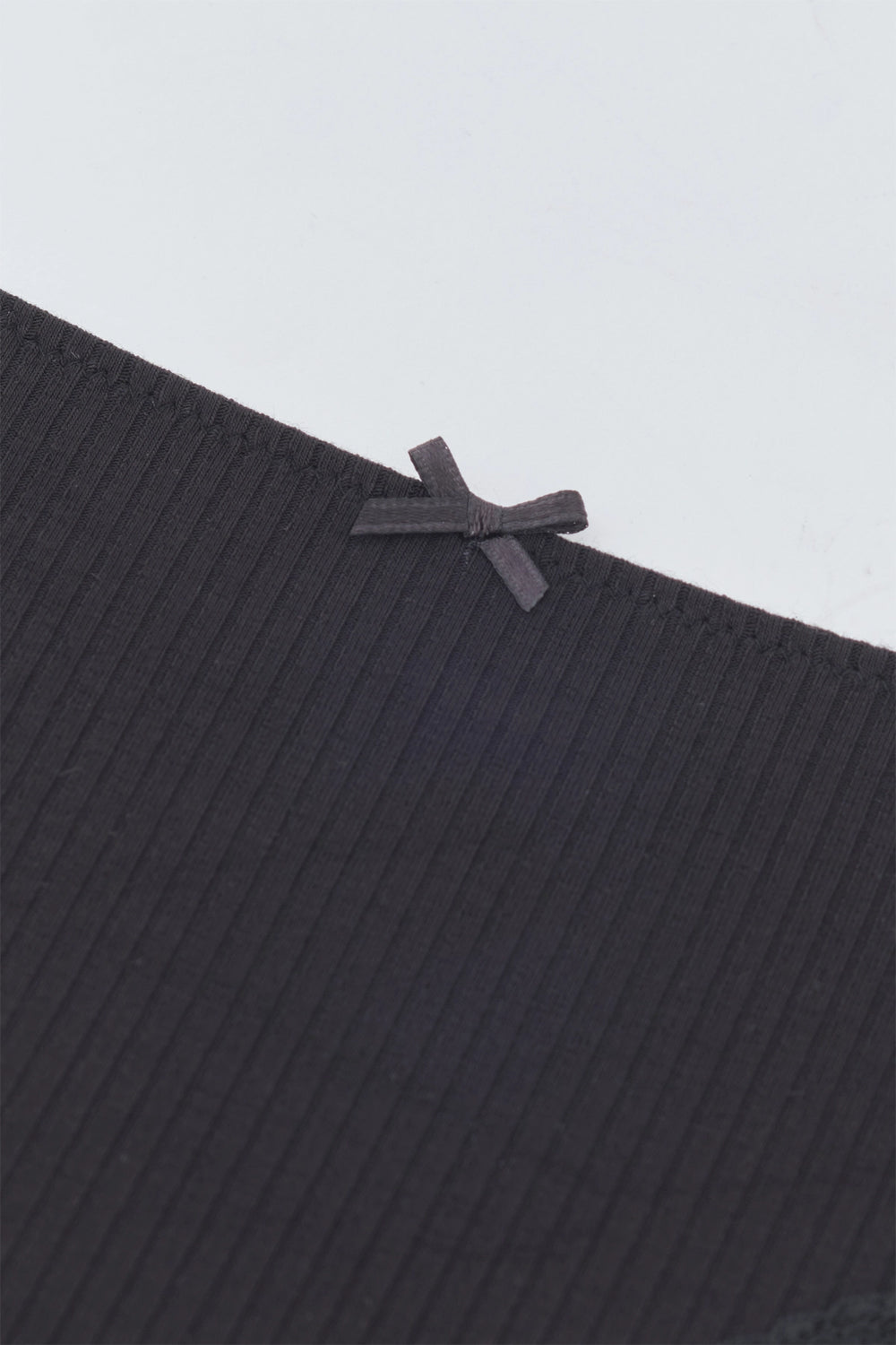 Siyah Dantel Detaylı Slıp