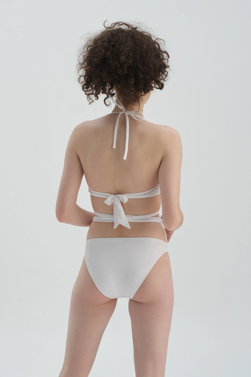 Beyaz Maksimum Toparlayıcı Bikini Üst