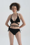 Siyah Maksimum Toparlayıcı Bikini Üst