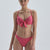 Fuşya Yarı Dolgulu Balenli Bikini Üstü