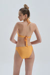 Sarı Yarı Dolgulu Balenli Bikini Üstü