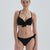 Siyah Yarı Dolgulu Balenli Bikini Üstü