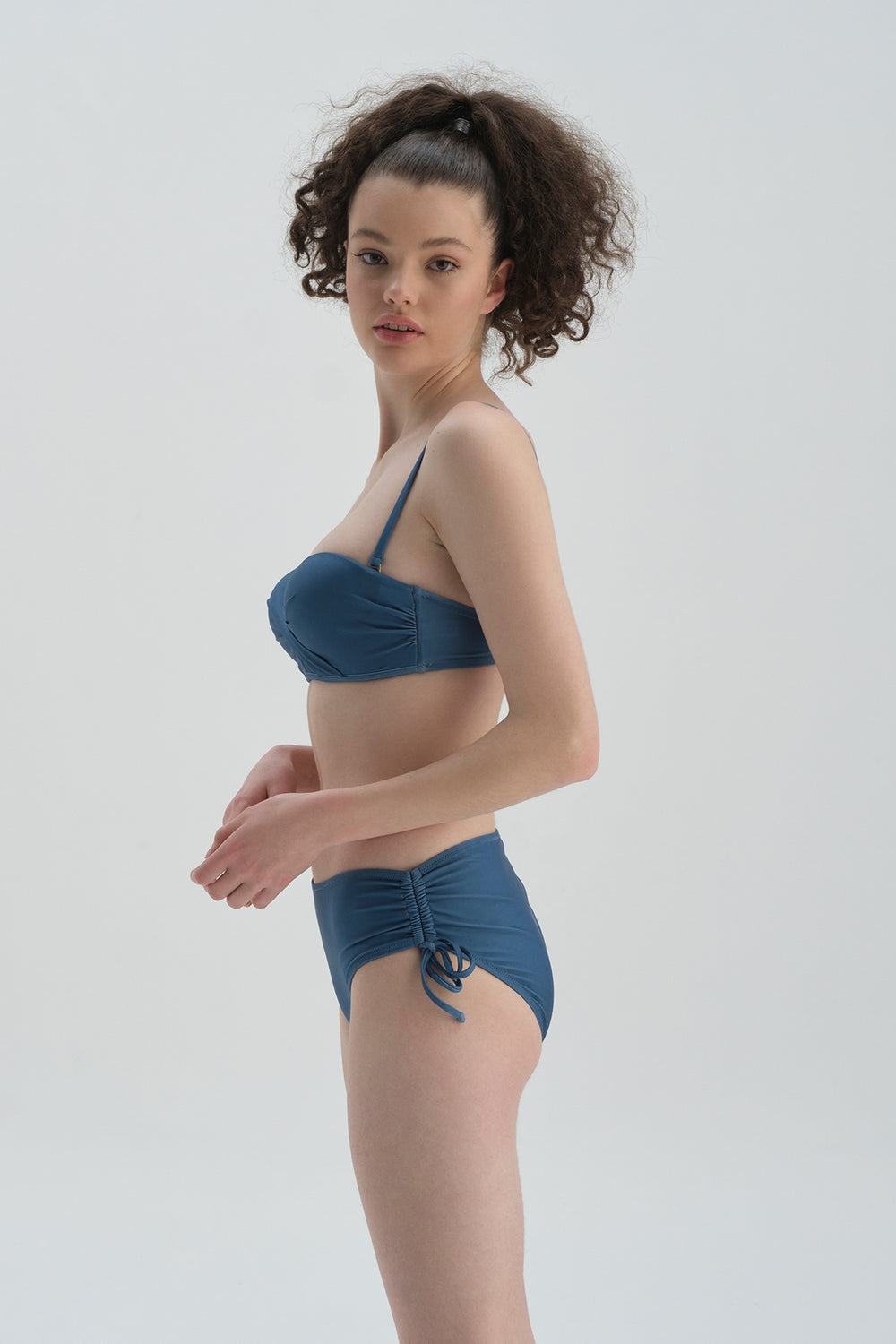 Marin Straplez Kaplı Bikini Üst