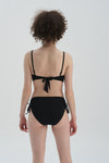Siyah Straplez Kaplı Bikini Üst