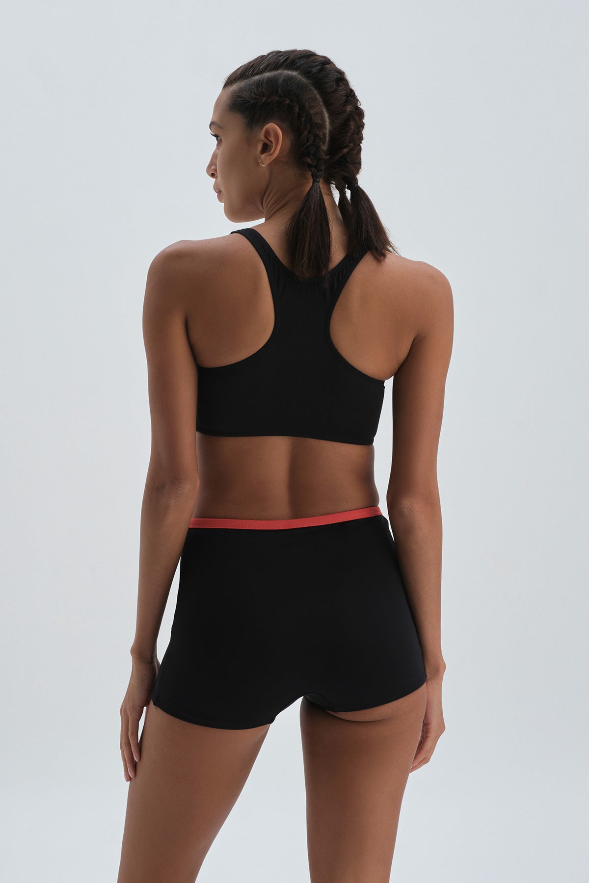 Siyah Yüzücü Bikini Üst