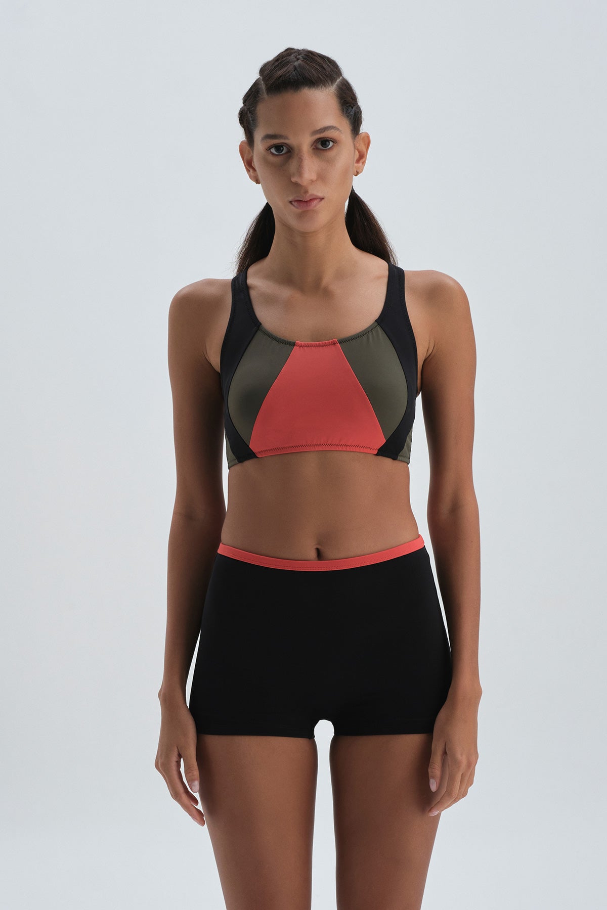 Siyah Yüzücü Bikini Üst