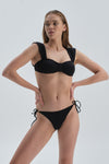Siyah Kaplı Bralet Bikini Üst
