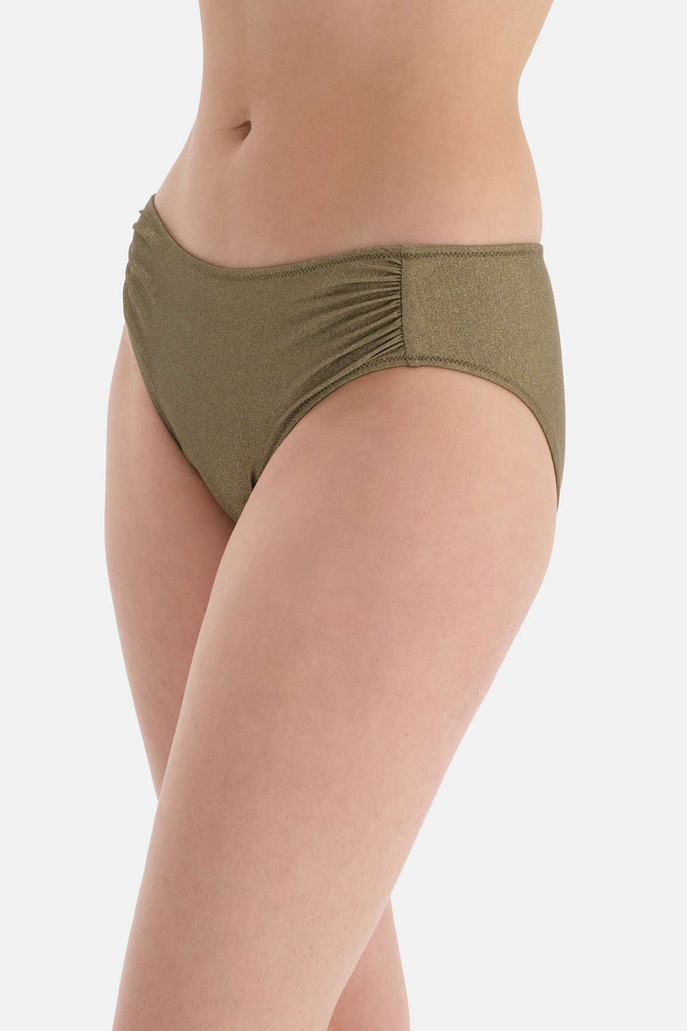 Yeşil Kaplı Toparlayıcı Korseli Bikini Üstü