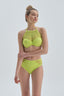 Fıstık Yeşili Halter Yaka i Bikini Üst