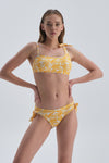Sarı Bağcıklı Bikini Alt