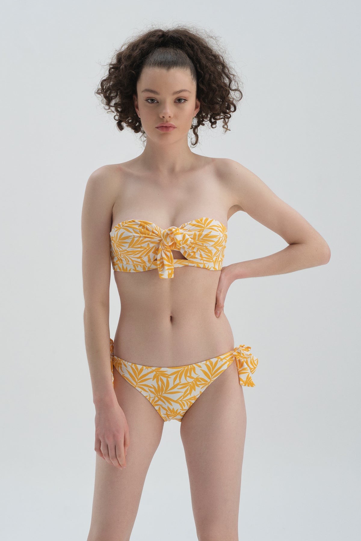 Sarı Normal Bel Bikini Alt