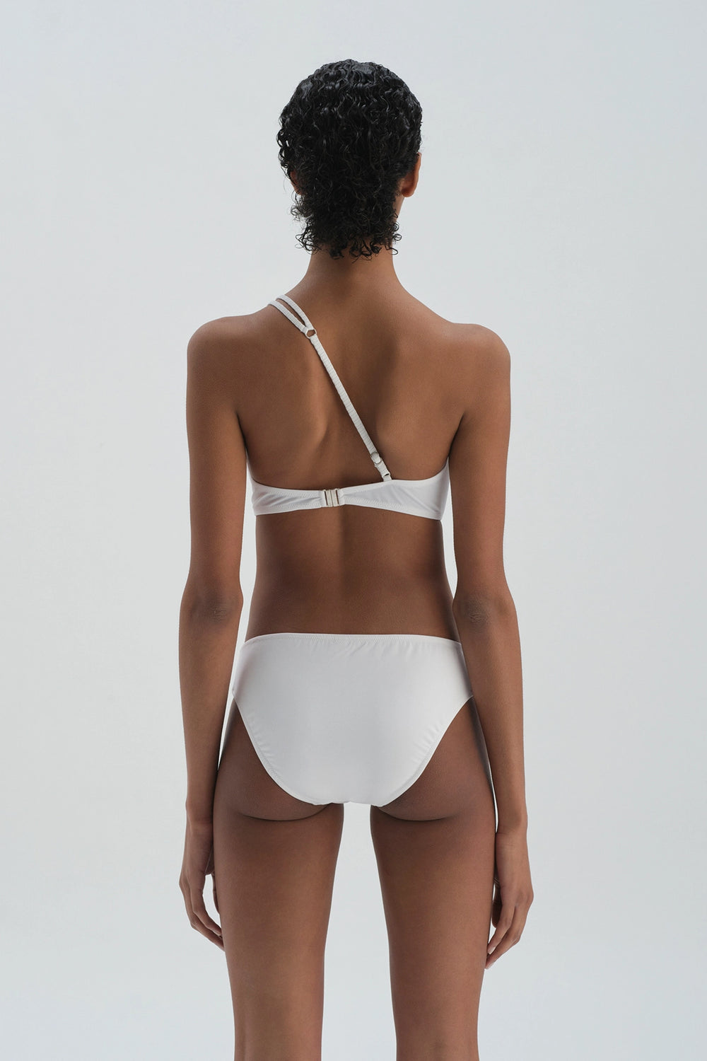 Beyaz Normal Bel Bikini Alt