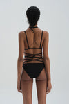Siyah Düşük Bel Bikini Altı