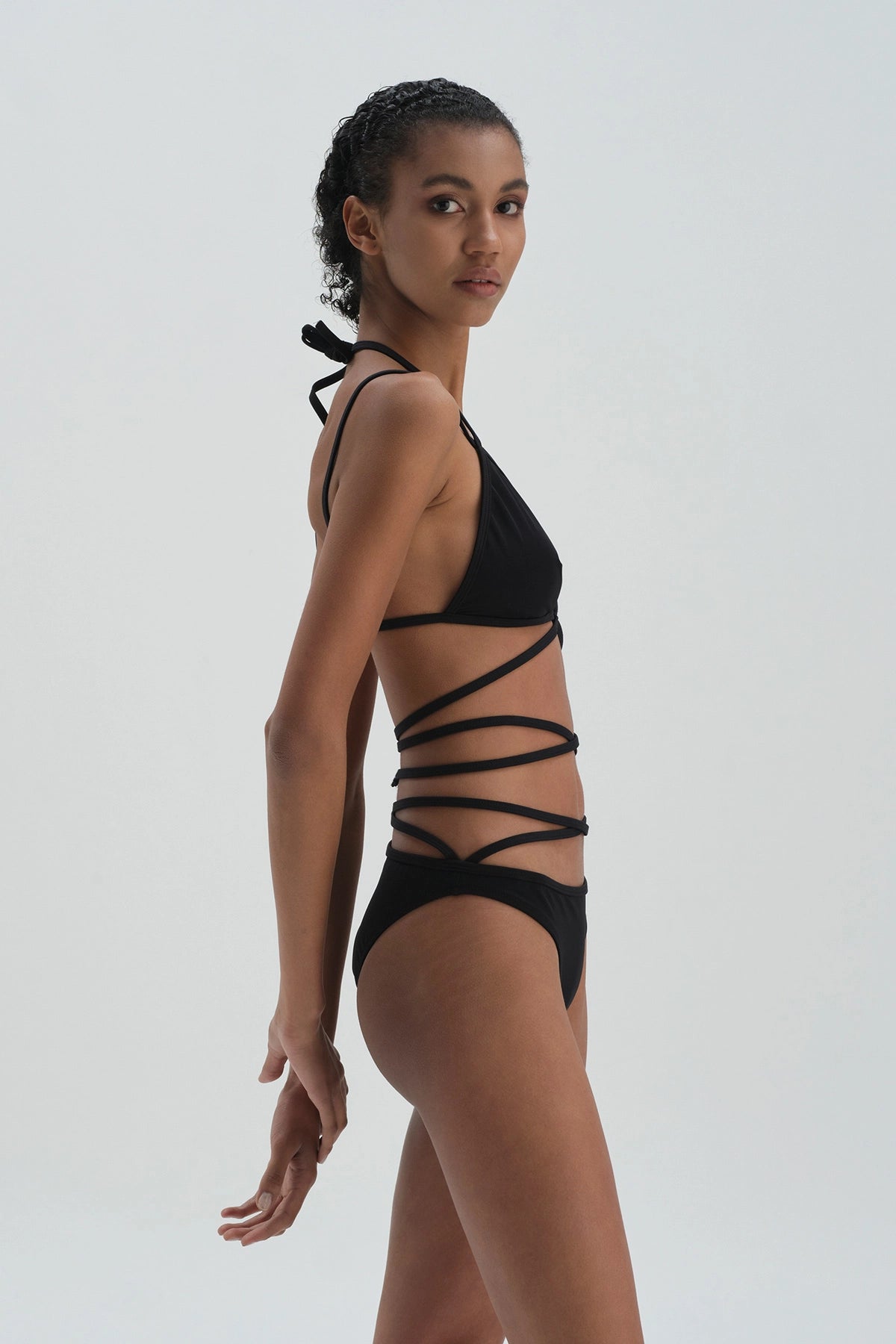 Siyah Düşük Bel Bikini Altı