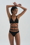 Siyah Düşük Bel Bikini Altı