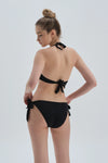 Siyah Bağcıklı Bikini Alt
