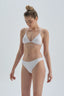 Beyaz Düşük Bel Bikini Alt