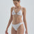 Beyaz Düşük Bel Bikini Alt