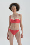 Kırmızı Düşük Bel Bikini Alt