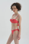 Kırmızı Düşük Bel Bikini Alt