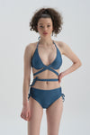 Marin Yanı Büzgülü Bikini Alt