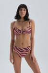 Bordo - Ten Yüksek Bel - Bikini Alt