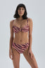 Bordo - Ten Yüksek Bel - Bikini Alt