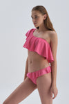 Fuşya Düşük Bel Bikini Alt